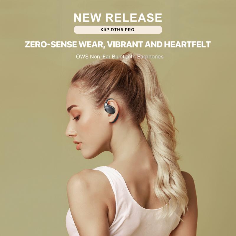 KiiP Wireless DTH5PRO Ows Open Ear Tws Earhook Earphone HiFi - 2