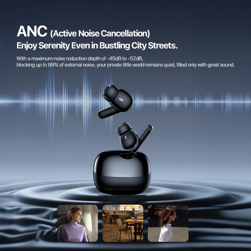 KiiP Wireless DTS8 True Wireless Bluetooth 5.4 Earphone ANC ENC TWS HIFI - 3