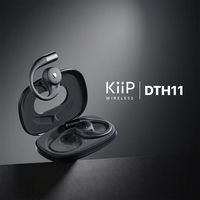 KiiP Wireless DTH11 OWS Sport TWS Earhook Earphone Open Ear Headset Bluetooth HD Voice Call - 2