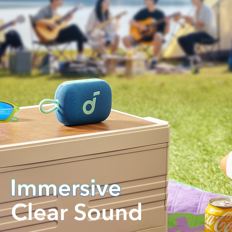 Soundcore by Anker Select 4 Go / Select4Go Bluetooth Speaker, Ultra Portable, Up to 20 Hours of Playtime, IP67 Waterproof and Dustproof, Floatable, Powerful Sound, Ideal for Indoors and Outdoors, Hiking, and Biking - 1
