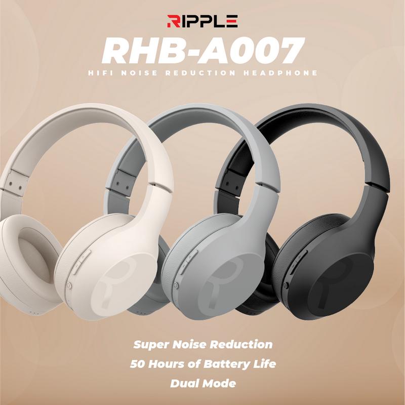 [Hot Selling] Ripple Rippods Headphone Bluetooth RHB A007 Noise Reduction High Quality Sound bass - 2