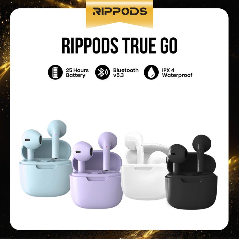 Ripple Bundle Wireless RHB A006 Headphone + TWS True Go Earphone - 5