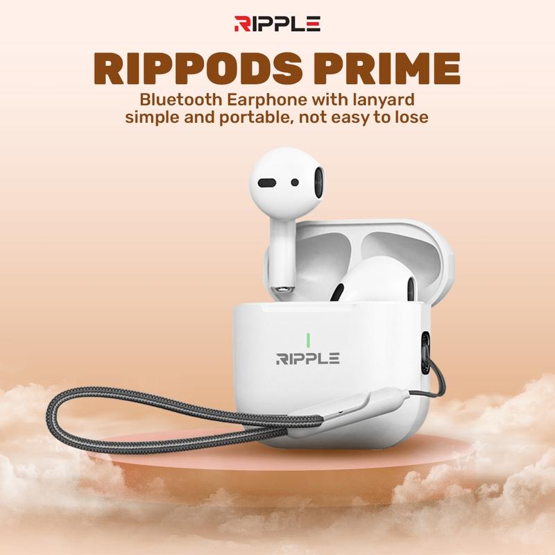 [Hot selling] Ripple Rippods Prime TWS earphone with cord Headset Bluetooth High Quality headphones Binaural Noise Canceling Bluetooth 5.3 Earphone Mini Earbuds Handsfree - 2