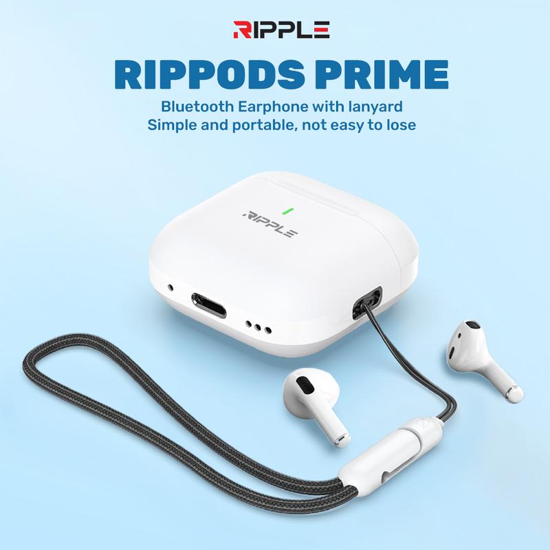[Hot selling] Ripple Rippods Prime TWS earphone with cord Headset Bluetooth High Quality headphones Binaural Noise Canceling Bluetooth 5.3 Earphone Mini Earbuds Handsfree - 3