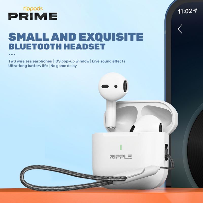 [Hot selling] Ripple Rippods Prime TWS earphone with cord Headset Bluetooth High Quality headphones Binaural Noise Canceling Bluetooth 5.3 Earphone Mini Earbuds Handsfree - 4