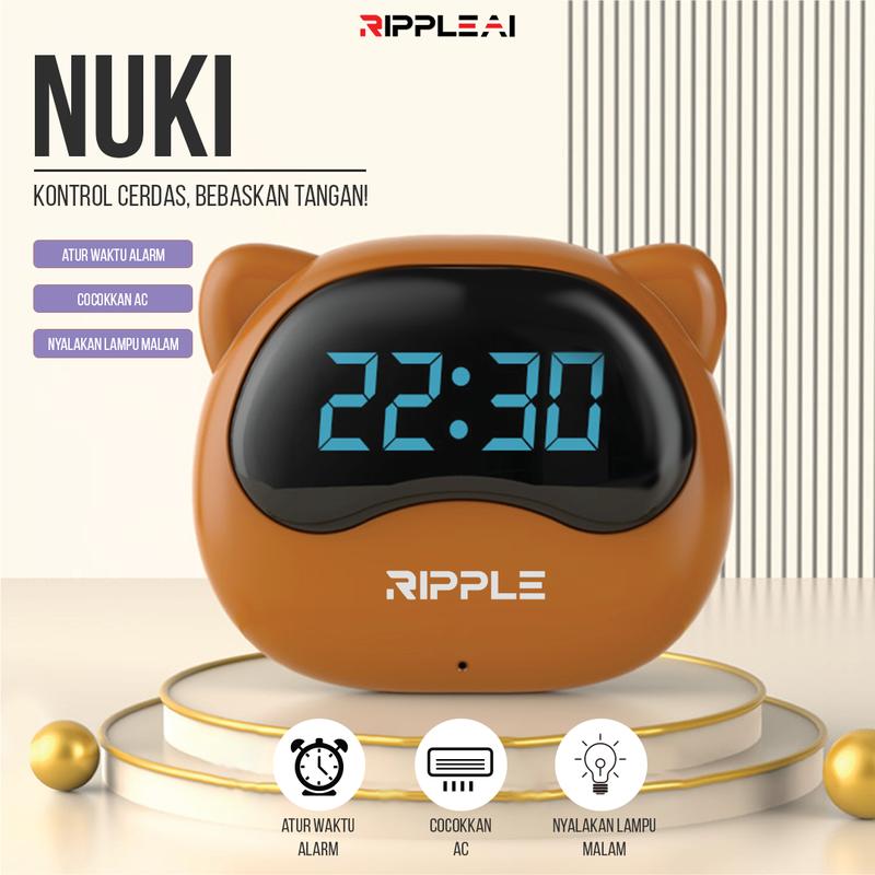Ripple Rippods Nuki Smart Al Remote RAI-N001 alarm clock Digital display - 2