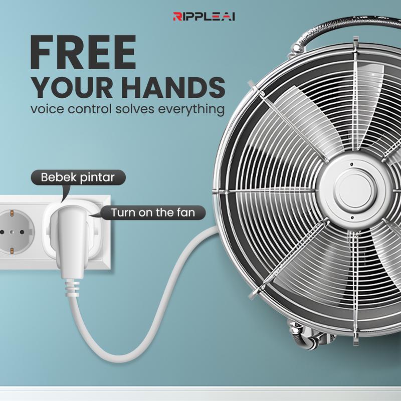 Ripple Ai RAI P001 Voice Control Smart Socket - 3