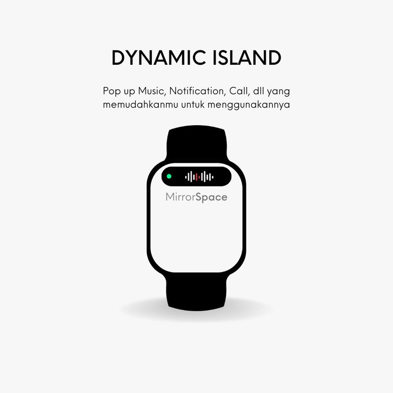 MirrorSpace Smartwatch 9 with Dynamic Island Wirelless Charger - 3