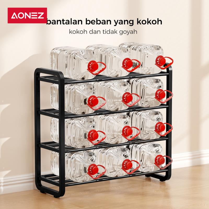 【SPESIAL KOL COD 24h Shipping】AONEZ Rak Sepatu 4 Susun Minimalis/Tempat Sepatu/Rak Sandal Dan Sepatu - 4