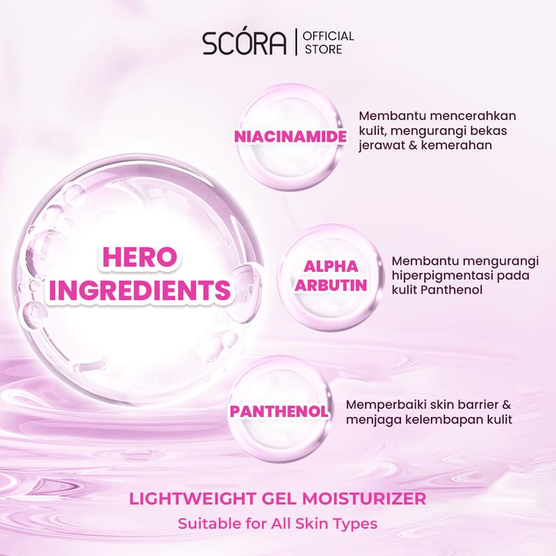 [NEW] SCORA 5% niacinamide Hydramoist Gel with Alpha Arbutin & Panthenol 45Ml - 4