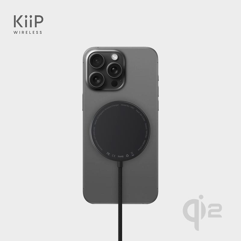 KiiP Magnetic Wireless Charger Pad M5C Qi2 15W Fast Charging