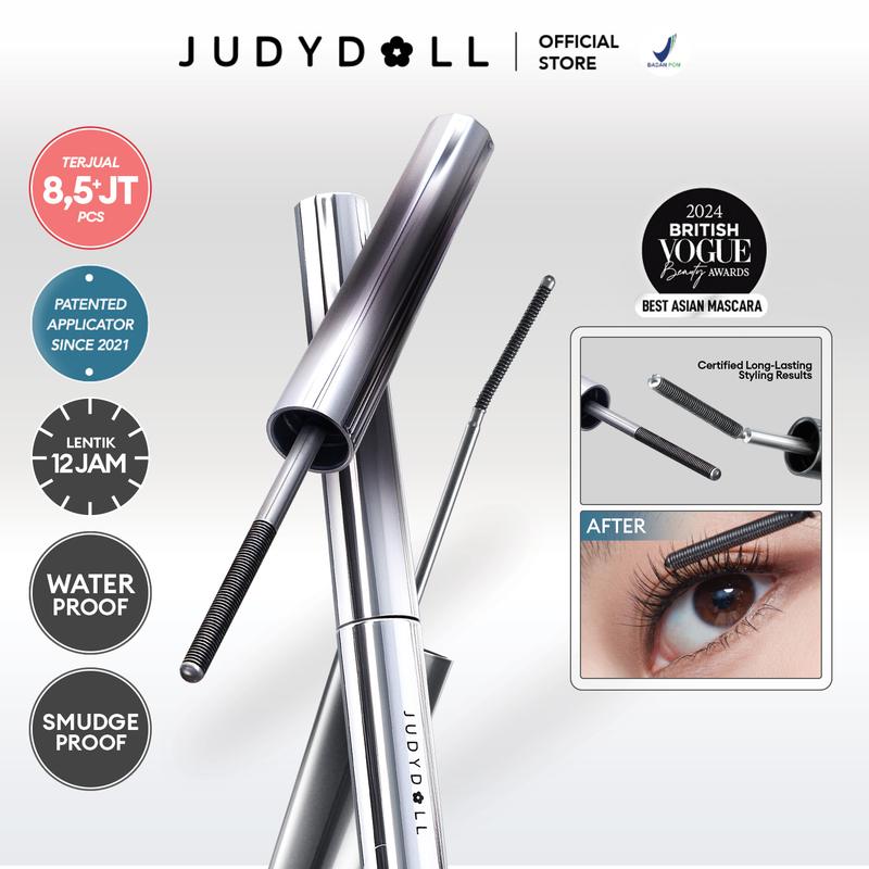 Judydoll Iron Mascara - Maskara besi eylash Waterproof, Smudgeproof, Anti Clumpy